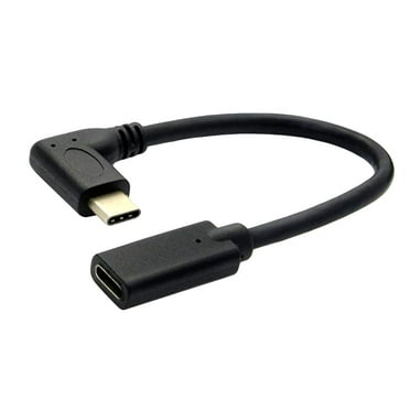 Cable Length: 0.2m Cables New 20CM Black 3.0 Right Angle Type A Male to Micro B Male Connector Adapter Cable 